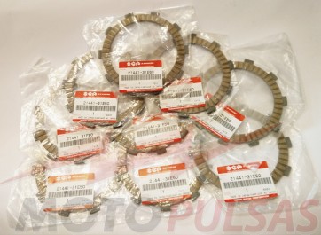 Suzuki GSX-R600 04-05m sankabos diskų komplektas kodas: 21441-31E50/ 21442-31E21/ 21441-31E60