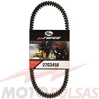 Suzuki LT-A500 09-15 m Gates G-Force variatoriaus diržas. Kodas 27G3450