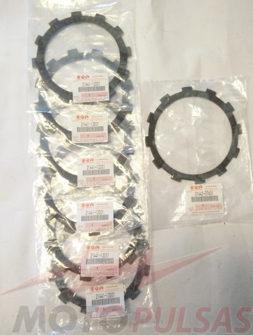 Suzuki DR650RE 1994-1995m. sankabos diskų komplektas kodas: 21441-12D01 / 21442-37401