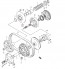 Suzuki LT-A400F 02-17m perdavimo sistemos detalė. Kodas 21240-38F02 Face, movable drive