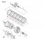 Suzuki VZ800 sankabos diskų komplektas kodas: 21441-37430 / 21442-37401