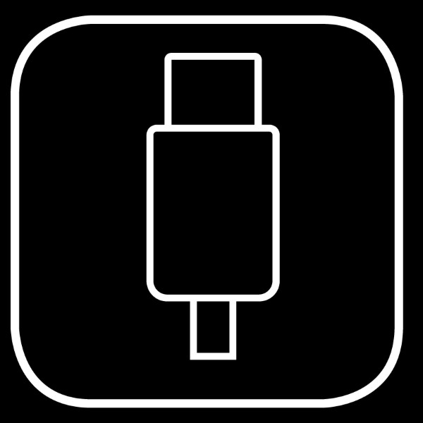 USB type C Robust and universal USB type C for easy connections to any device.