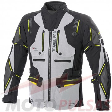 BÜSE TRAVEL PRO VESTE TEXTILE juoda su šviesiai pilka