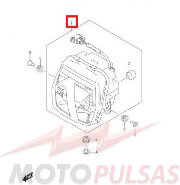 Suzuki 35100-07L12 priekinis žibintas