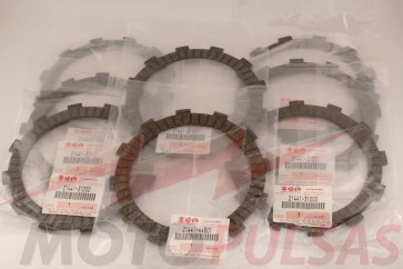 Suzuki XF650Freewind 00-01m. sankabos diskų komplektas  21441-31D00 / 21441-44B01