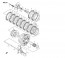 Suzuki GSR600 06-10m sankabos diskų komplektas kodas: 21441-31E50/ 21442-31E21/ 21441-31E60