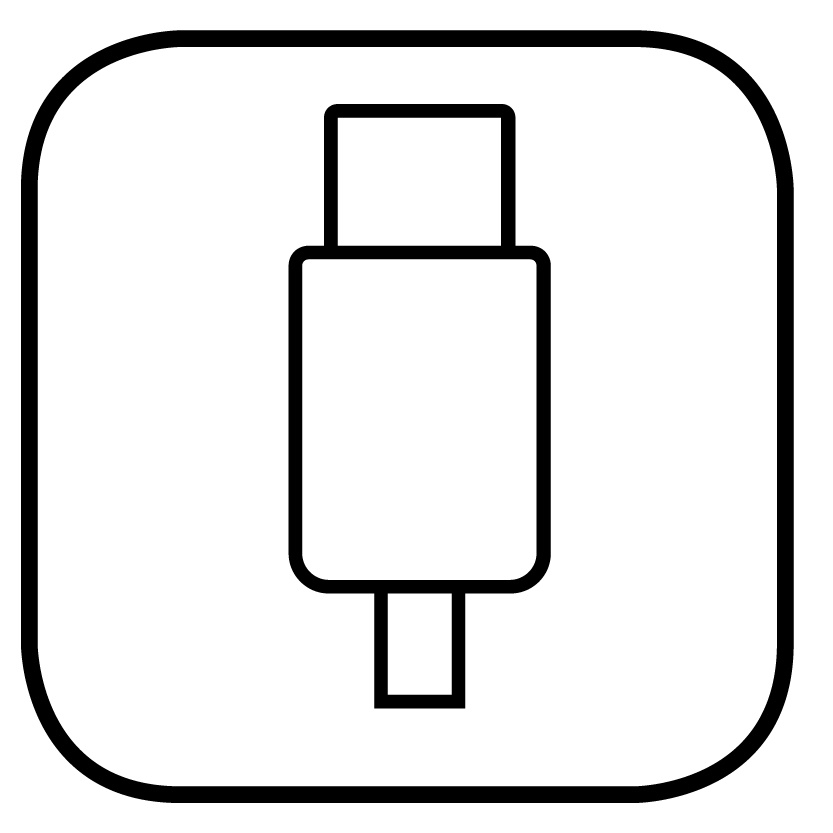 USB type C Robust and universal USB type C for easy connections to any device.