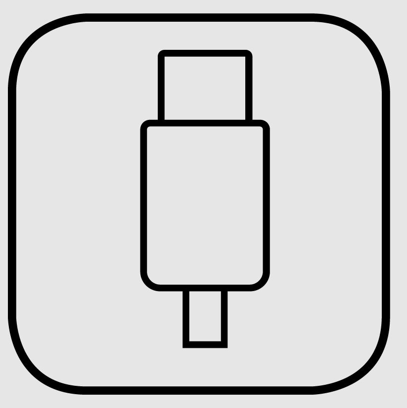 USB type C  Robust and universal USB type C for easy connections to any device.