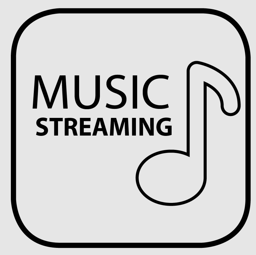 Music streaming All the music you ever wanted streamed directly from your smartphone. Control, share and experience your favorite tune on the road.